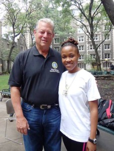 Al Gore meets Earth Keeper Lydia Mogano